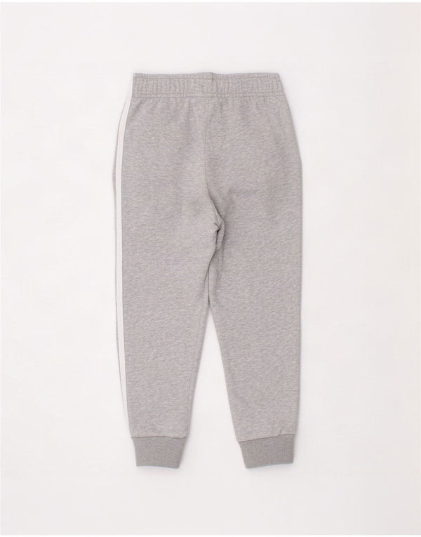 Adidas Drenge Træningsdragt Bukser Joggers 3-4 år Grå Flecked Bomuld