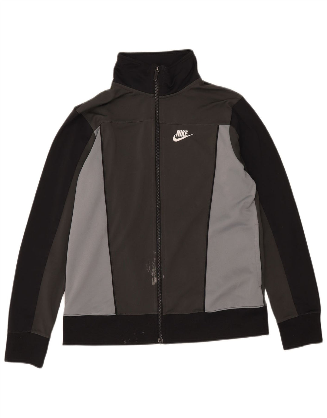 Nike træningsdragt topjakke til drenge 13-14 år XL Grå Colourblock Polyester