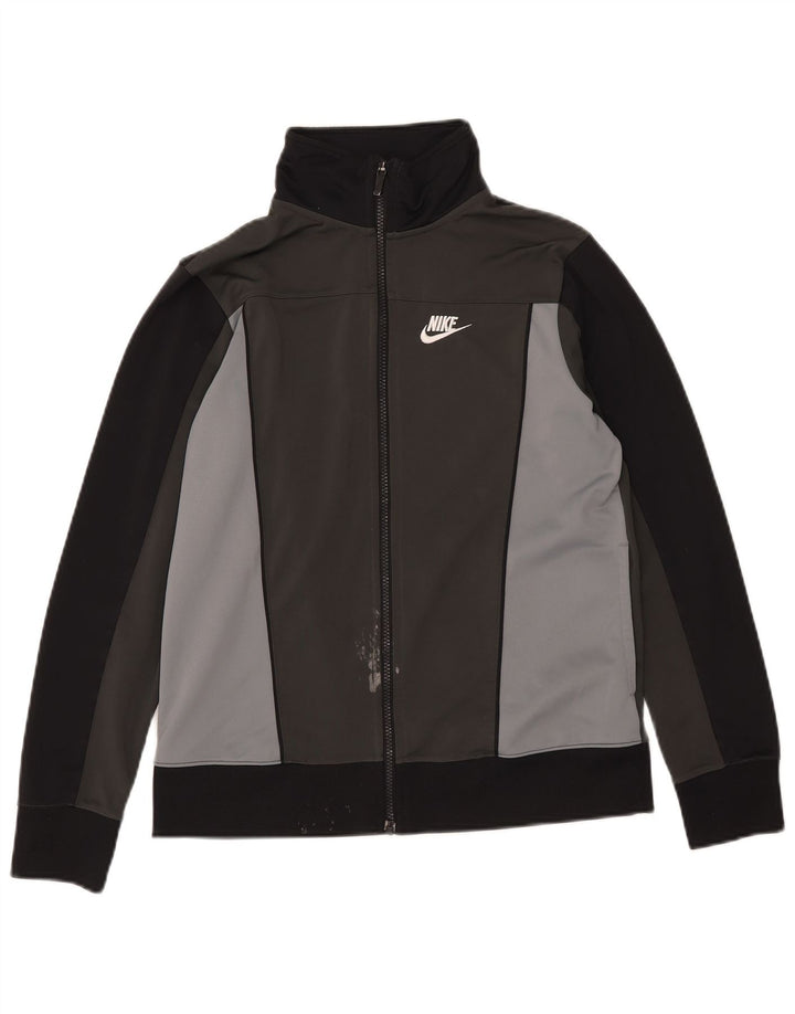 Nike træningsdragt topjakke til drenge 13-14 år XL Grå Colourblock Polyester