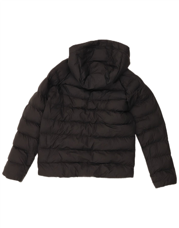 Nike drenge hættepolstret jakke 12-13 år stor sort polyester