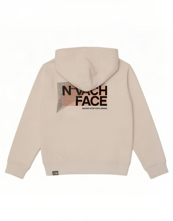 The North Face Boys Grafisk Hoodie Jumper 11-12 År Stor Hvid Bomuld