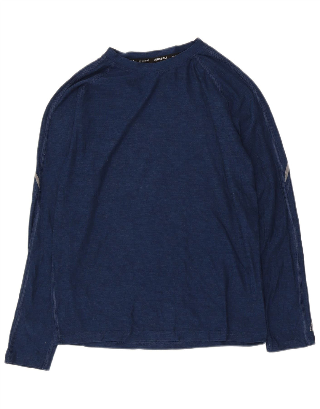 Russell Athletic Boys Dri-Power Top Langærmet 10-11 år Stor Marineblå