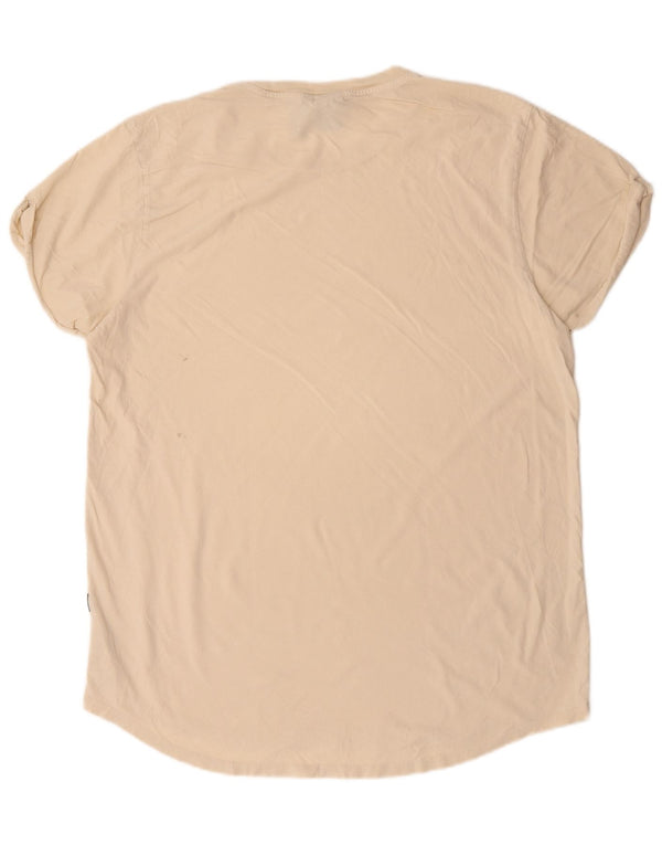 G-Star Herre T-Shirt Top XL Beige Bomuld