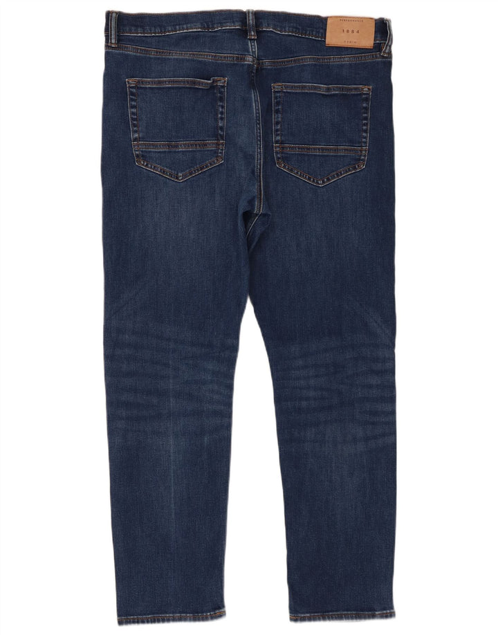 Marks & Spencer Herre Slim Jeans W36 L29 Blå Bomuld