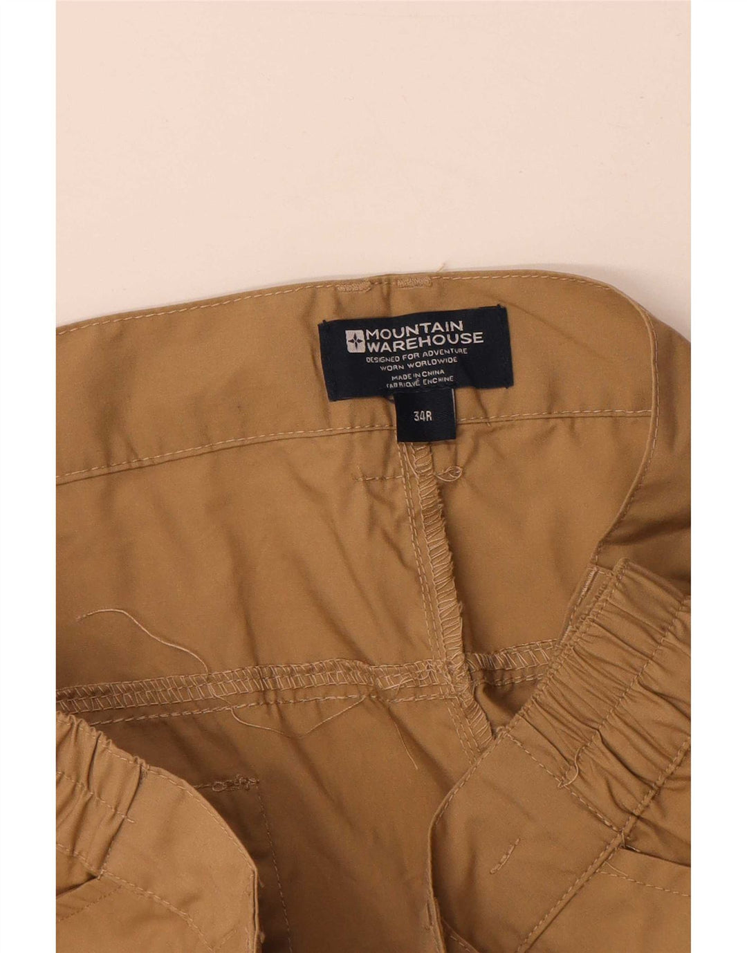 Mountain Warehouse Herre Straight Cargo Bukser W34 L33 Brun Polyester