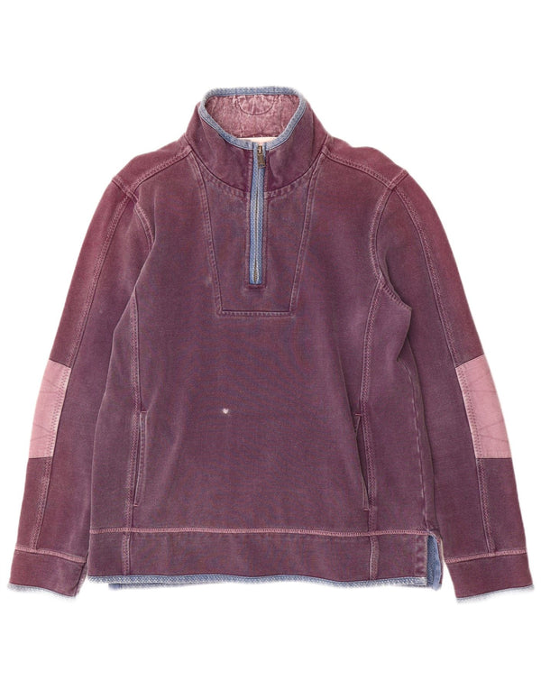 Fedt ansigt til mænd med lynlås-sweatshirt Jumper medium lilla bomuld