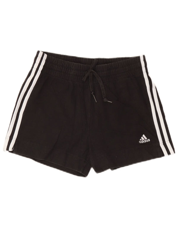 Adidas sportsshorts til kvinder UK 4/6 XS sort bomuld