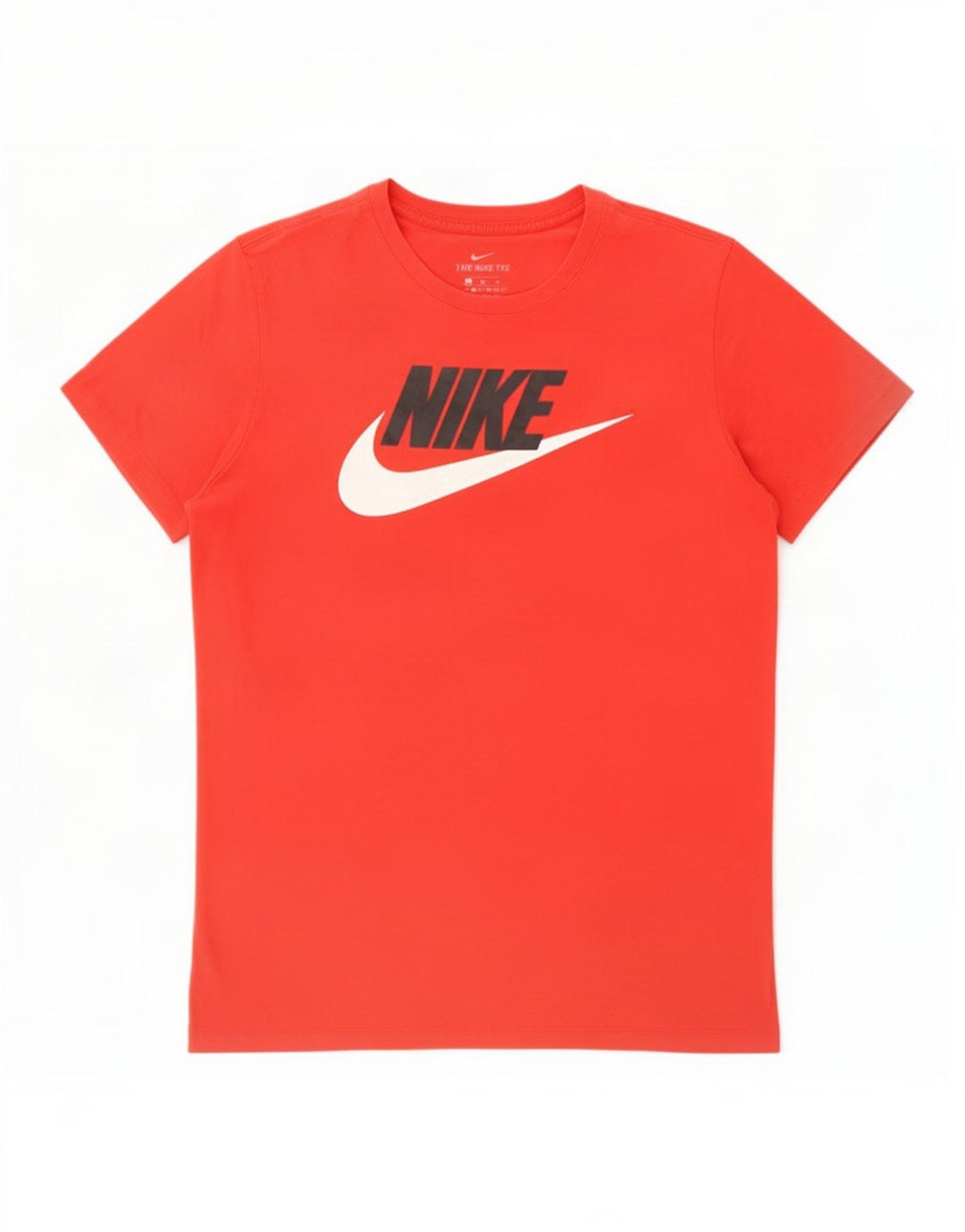 Nike grafisk T-shirt top til mænd, stor rød bomuld