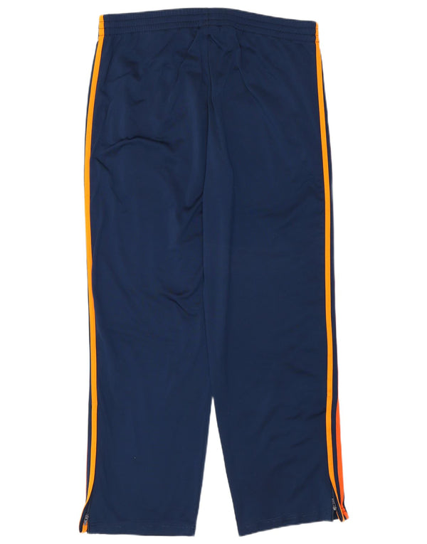 Adidas Træningsdragtsbukser til mænd UK 42/44 Large Navy Blue Polyester