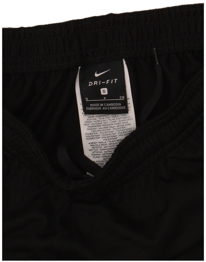 Nike Herre Dri Fit træningsdragt Bukser Small Black Colourblock Polyester