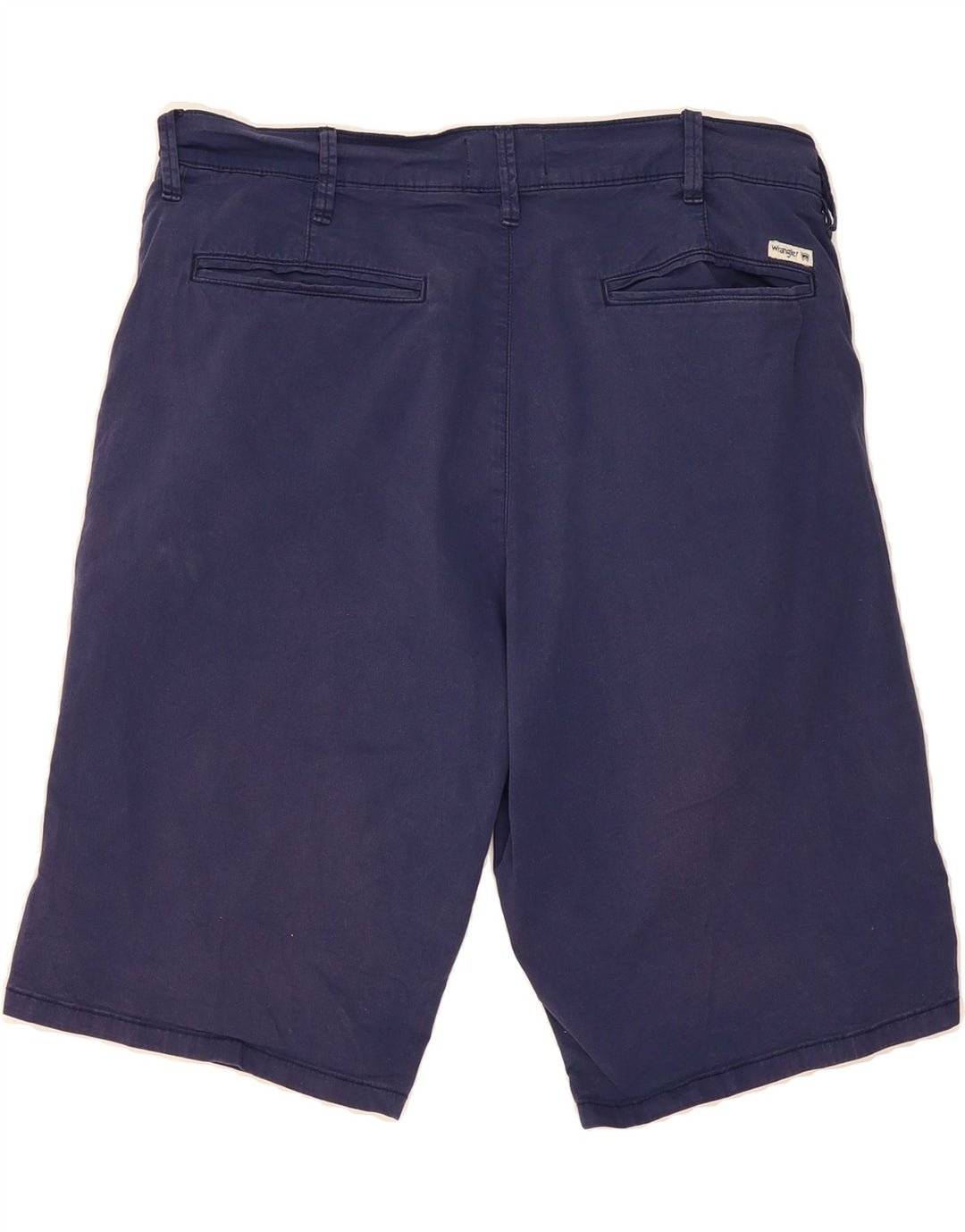 WRANGLER Mens Chino Shorts W32 Medium Navy Blue Cotton Vintage Wrangler and Second-Hand Wrangler from Messina Hembry 