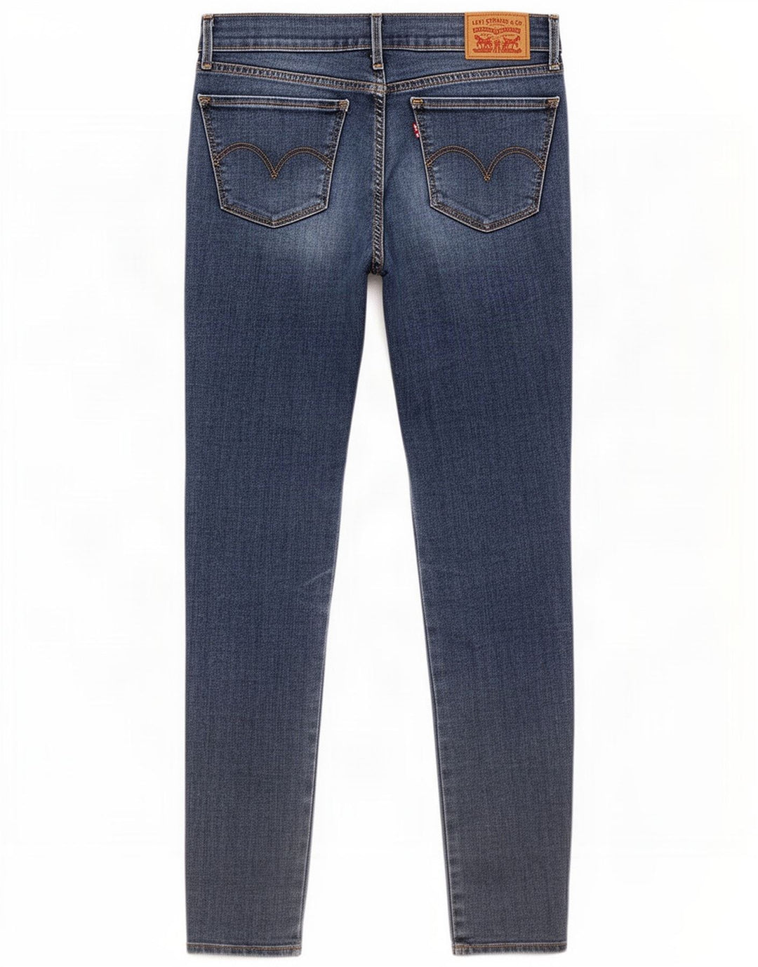 Levi's Dame 710 Super Skinny Jeans W28 L32 Blå Bomuld