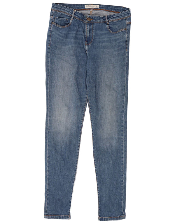 Zara Dame Trafaluc Slim Jeans EU 42 Large W32 L30 Blå