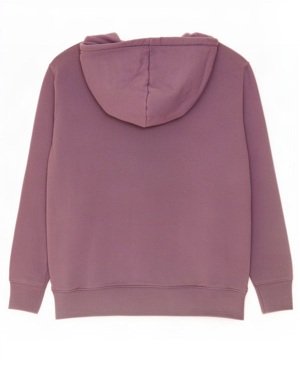 Marks & Spencer Dame Oversized hættetrøje Jumper UK 10 Lille lilla bomuld
