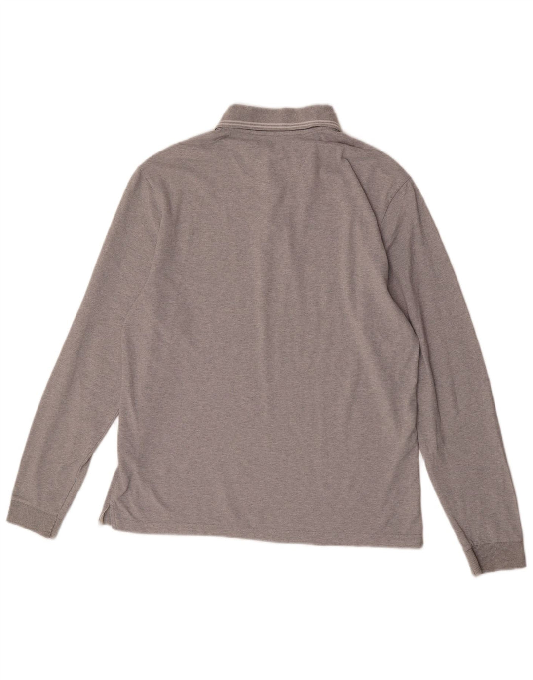 Champion Langærmet Polo Shirt til mænd Stor grå bomuld