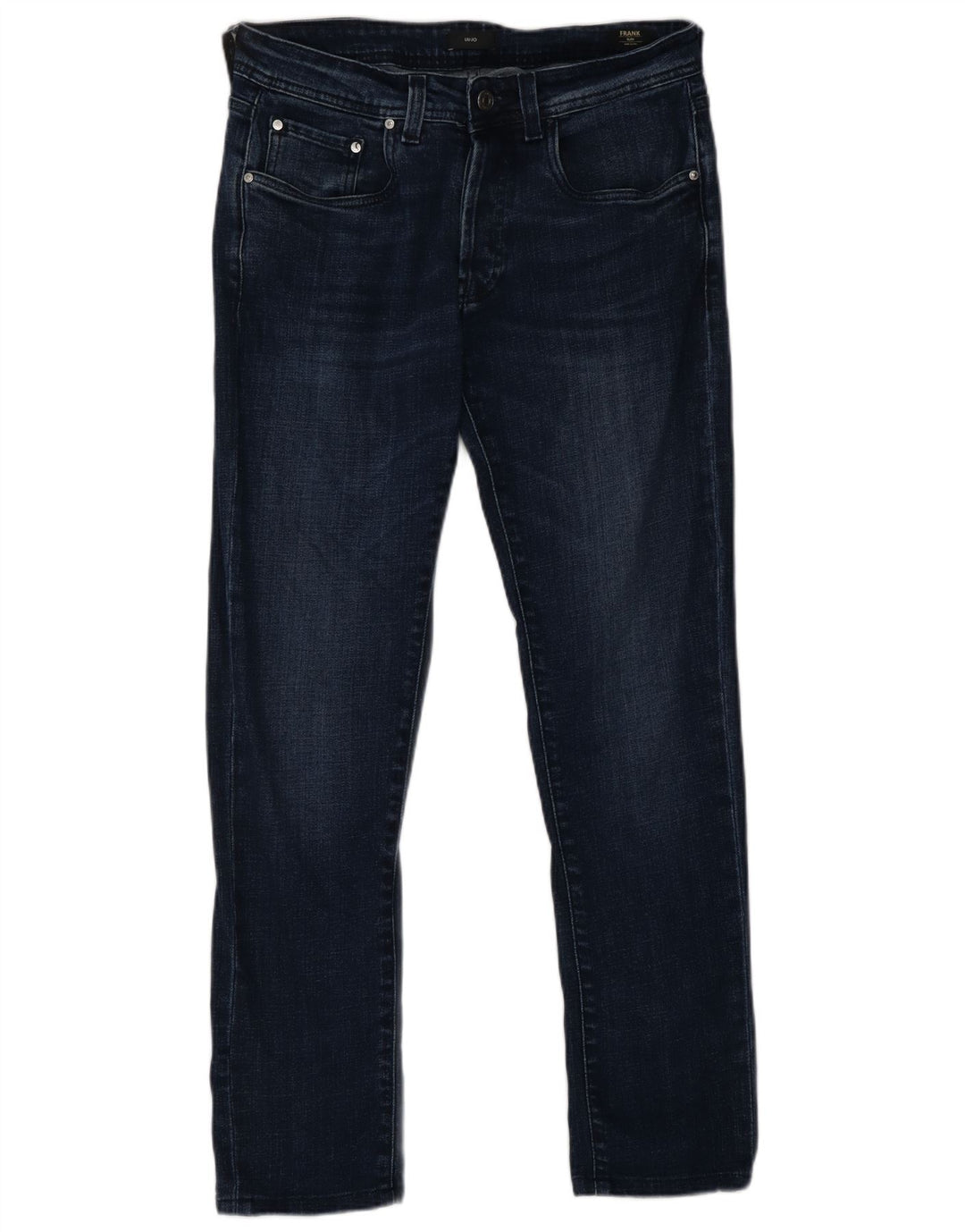 LIU JO Dame Frank Slim Jeans W31 L29 Marineblå