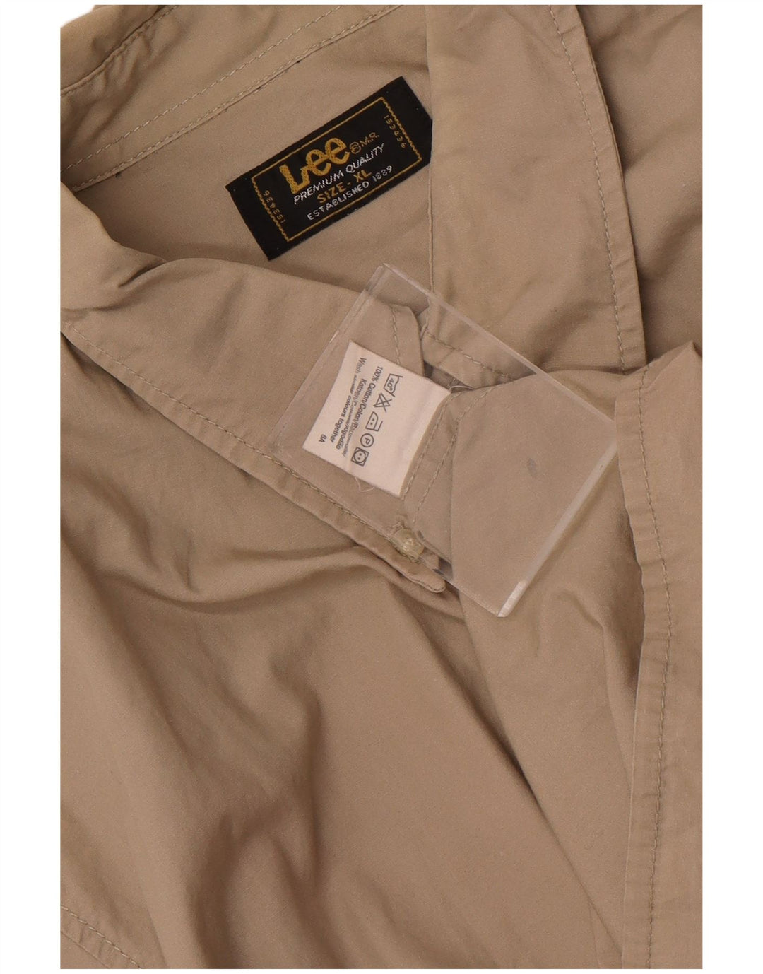 Lee Herreskjorte XL Beige Bomuld