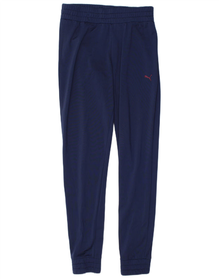 Puma træningsdragt til kvinder Joggers UK 10 Small Navy Blue Polyester