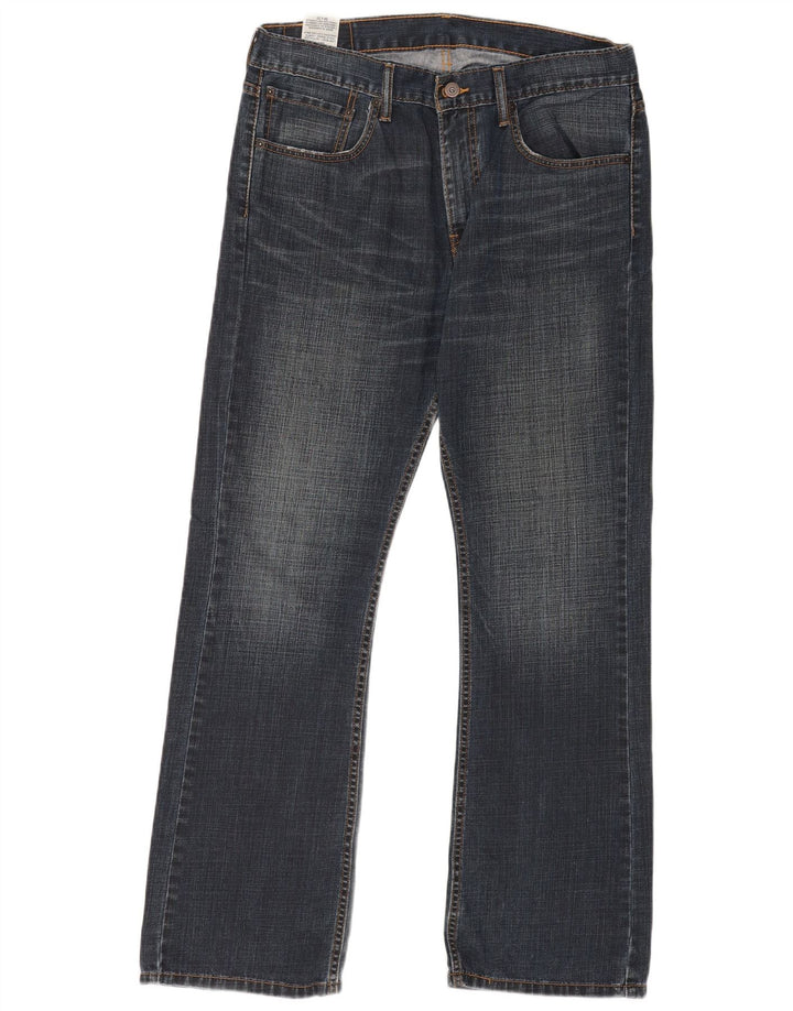 Levi's Herre 527 Bootcut Jeans W34 L32 Marineblå Bomuld