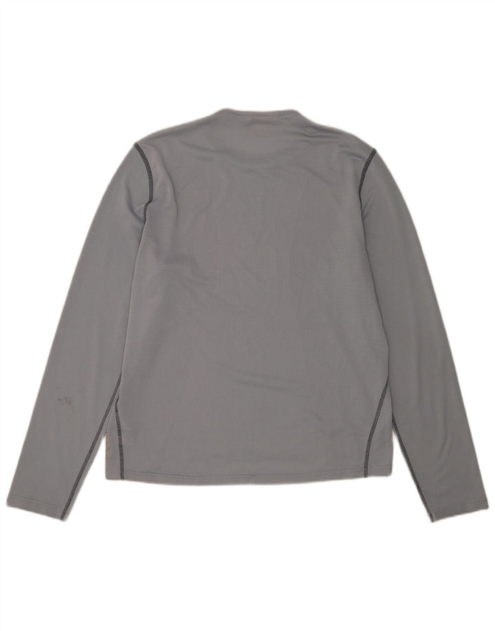 Adidas Herre Climacool Top Langærmet Medium Grey Polyester
