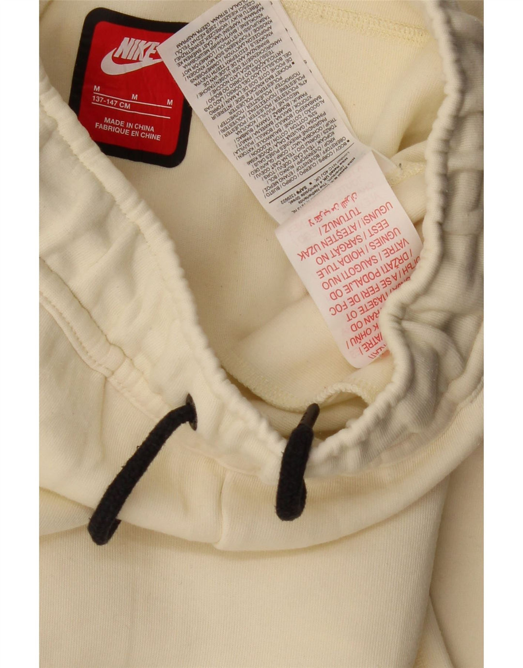 NIKE Træningsdragtbukser til drenge Joggers 10-11 år Medium Off White