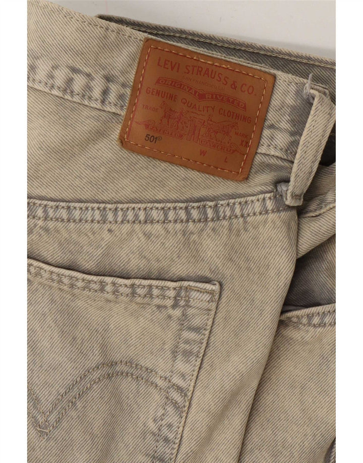 Levi's Womens 501 denimshorts W30 mellemgrå