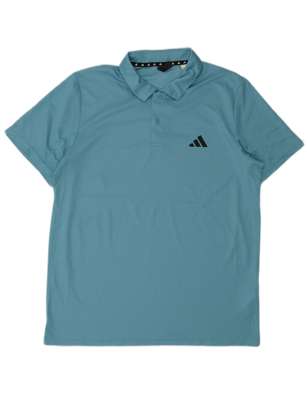 Adidas Aeroready poloshirt til mænd mellemblå polyester