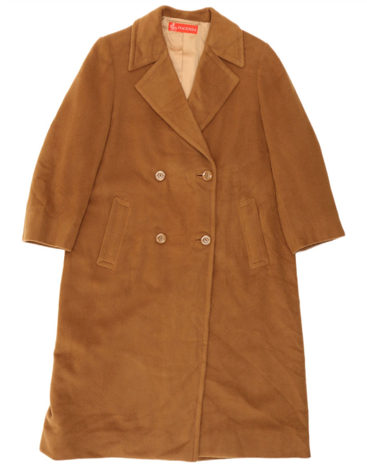 Piacenza dobbeltradet frakke til kvinder UK 12 Medium Beige
