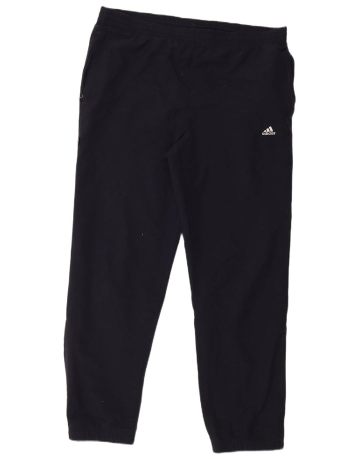 Adidas Herre træningsdragt Bukser Joggers Large Navy Blue Polyester