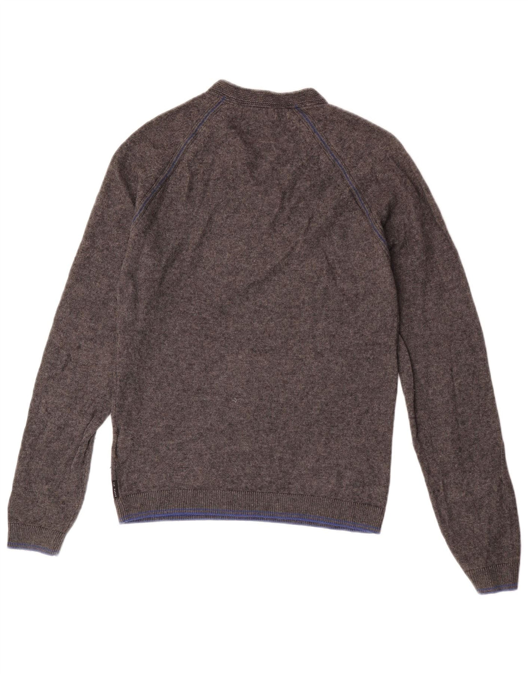 Ted Baker Herre V-hals sweater str. 2 Lille grå uld