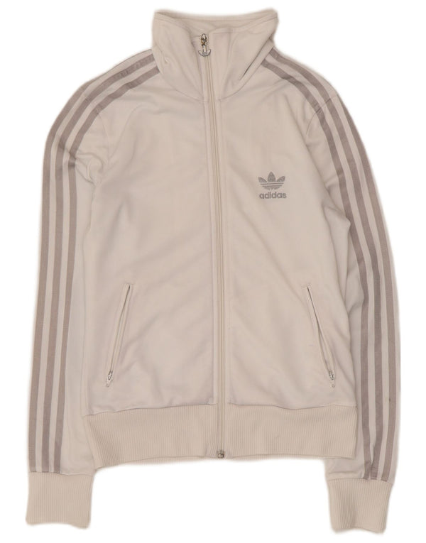 Adidas Grafisk træningsdragt topjakke til kvinder EU 38 Medium White