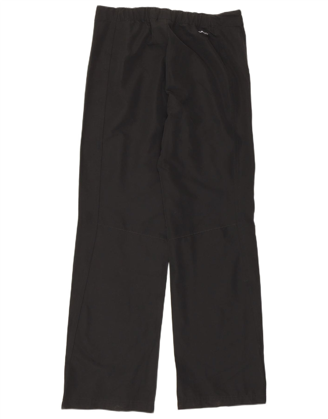 Adidas lige bukser til kvinder UK 12 Medium W30 L31 Sort polyester