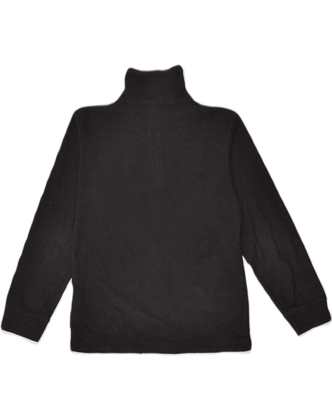 CHAMPION Boys Zip Neck Fleece Jumper 9-10 Years Medium Black Cotton | Vintage Champion | Thrift | Second-Hand Champion | Used Clothing | Messina Hembry 