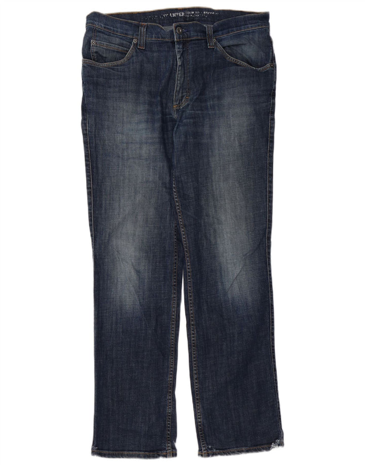 MUSTANG Tramper Slim Jeans til mænd W36 L32 Marineblå