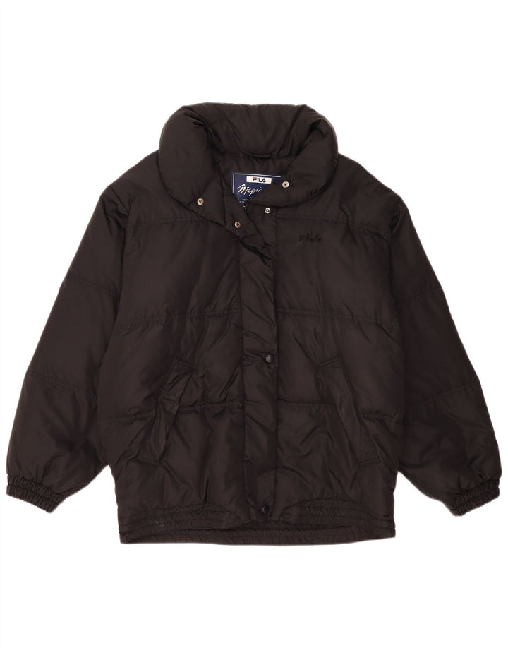 Fila Womens Magic Line Oversized polstret jakke IT 44 Medium Sort Polyamid