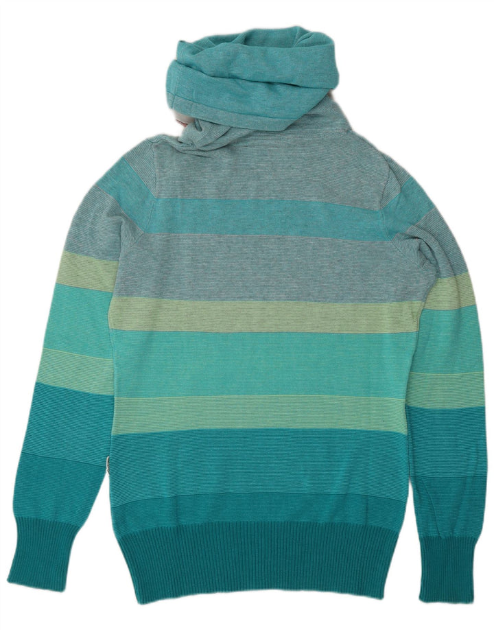 Kappa Herre rullehals sweater mellemblå stribet bomuld