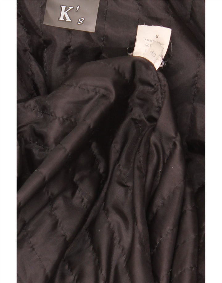 K'S Dame Læderjakke IT 48 XL Sort
