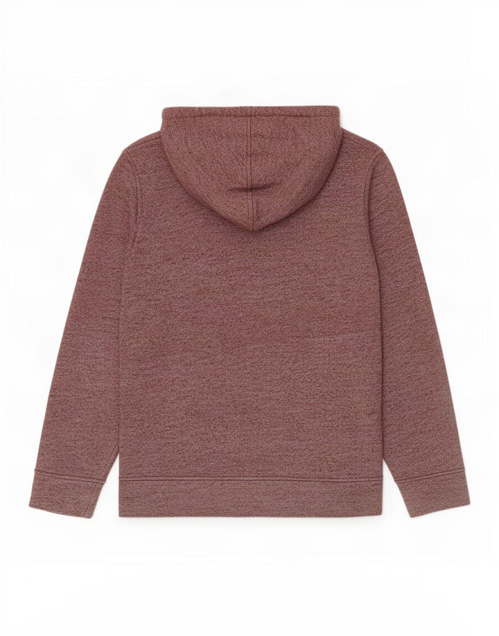 Jack & Jones Grafisk hættetrøje til mænd Medium Burgundy Flecked Polyester