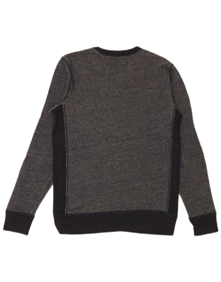 RALPH LAUREN Grafisk sweatshirt til mænd, lille marineblå bomuld