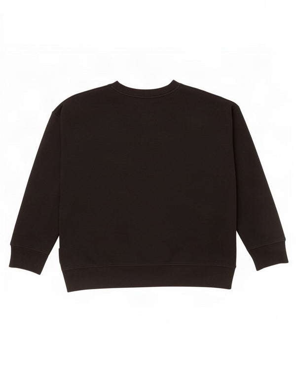Zara Dame Dumbo Graphic Sweatshirt Jumper UK 16 Stor sort bomuld