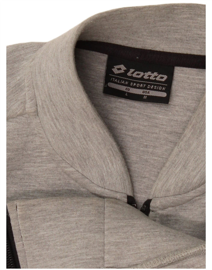 Lotto Herre træningsdragt Topjakke Medium Grey Flecked