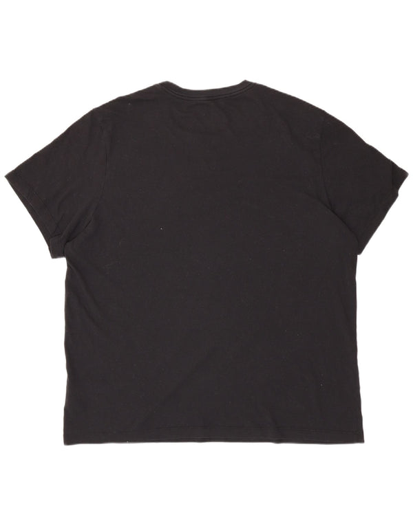 NIKE herre Dri Fit T-shirt top 2XL sort bomuld