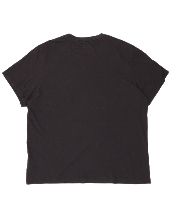 NIKE herre Dri Fit T-shirt top 2XL sort bomuld