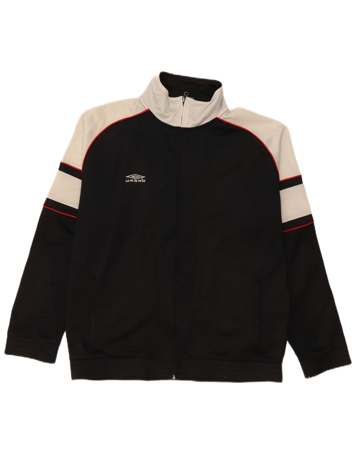Umbro Træningsdragt til mænd Topjakke UK 47/49 2XL Sort Colourblock