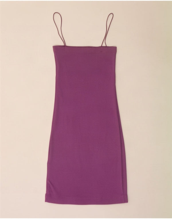 Zara Dame Slip Dress UK 10 Small Purple