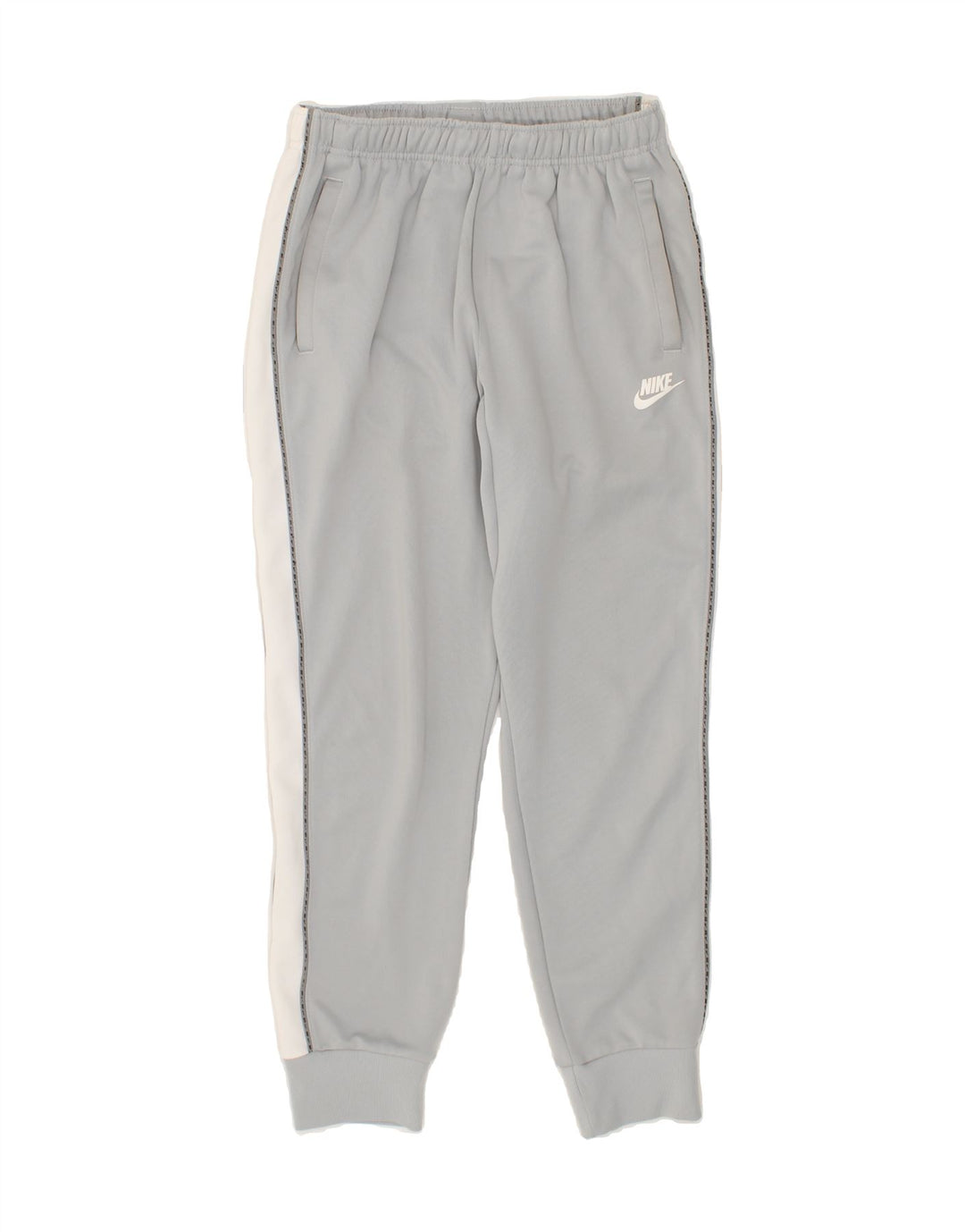 NIKE Træningsdragt bukser til mænd Joggers Small Grå Colourblock Polyester