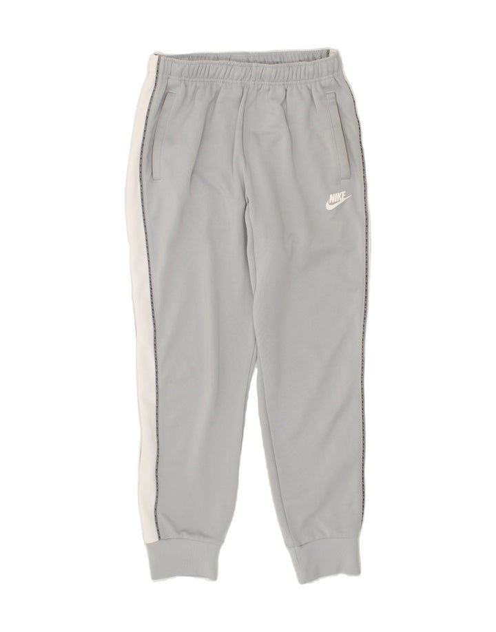 NIKE Træningsdragt bukser til mænd Joggers Small Grå Colourblock Polyester