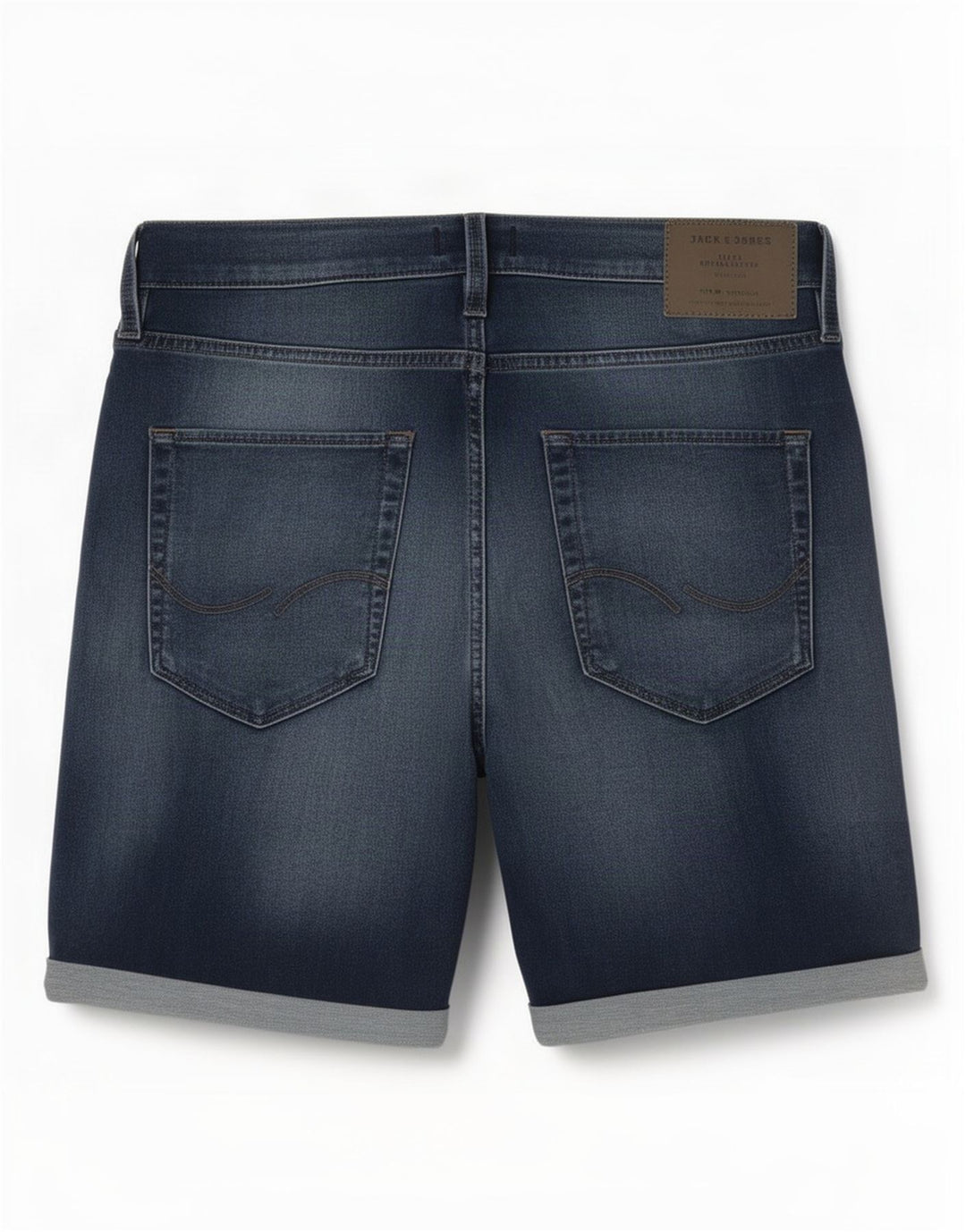 Jack & Jones denimshorts til mænd Small W32 blå bomuld