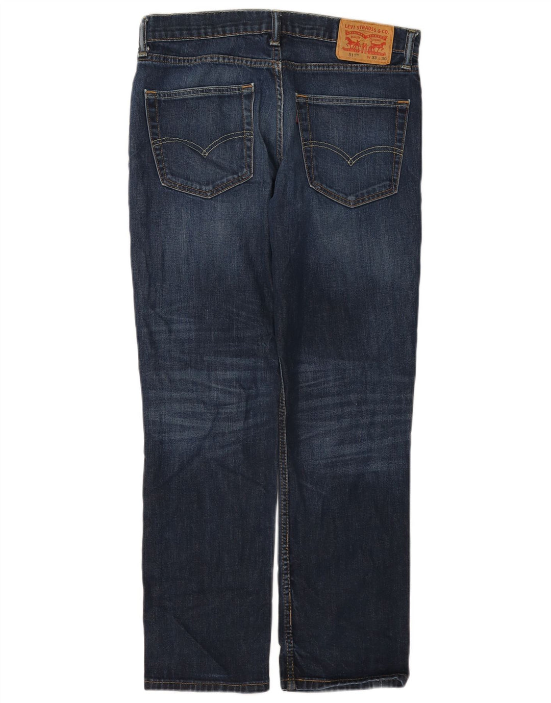Levi's Herre 511 Slim Jeans W33 L30 Marineblå Bomuld