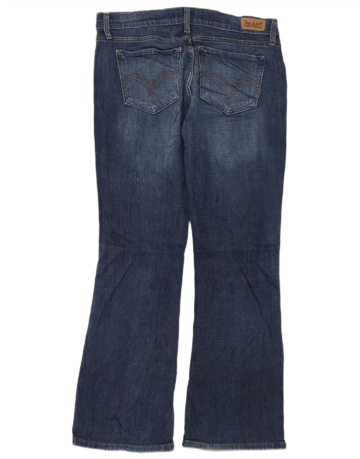 Levi's Dame 524 Super Low Bootcut Jeans W31 L30 Blå Bomuld